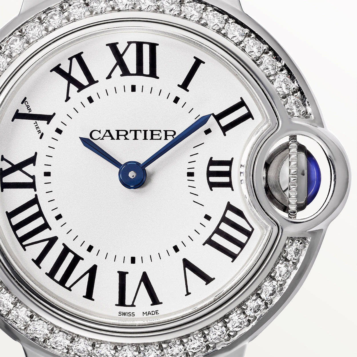 Ballon Bleu de Cartier 28mm Diamond Bezel Watch