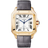 Santos de Cartier Large Automatic 18ct Rose Gold Strap Watch