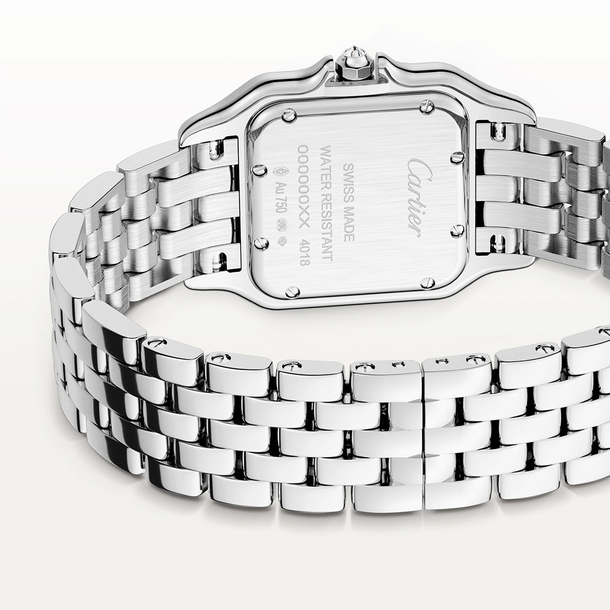 Panthère de Cartier Medium 18ct White Gold Diamond Set Watch