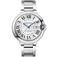 Ballon Bleu 42mm Silver Dial Automatic Mens Bracelet Watch