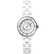CHANEL J12 28mm White Ceramic Ladies Diamond Dial Watch - Berry's Jewellers