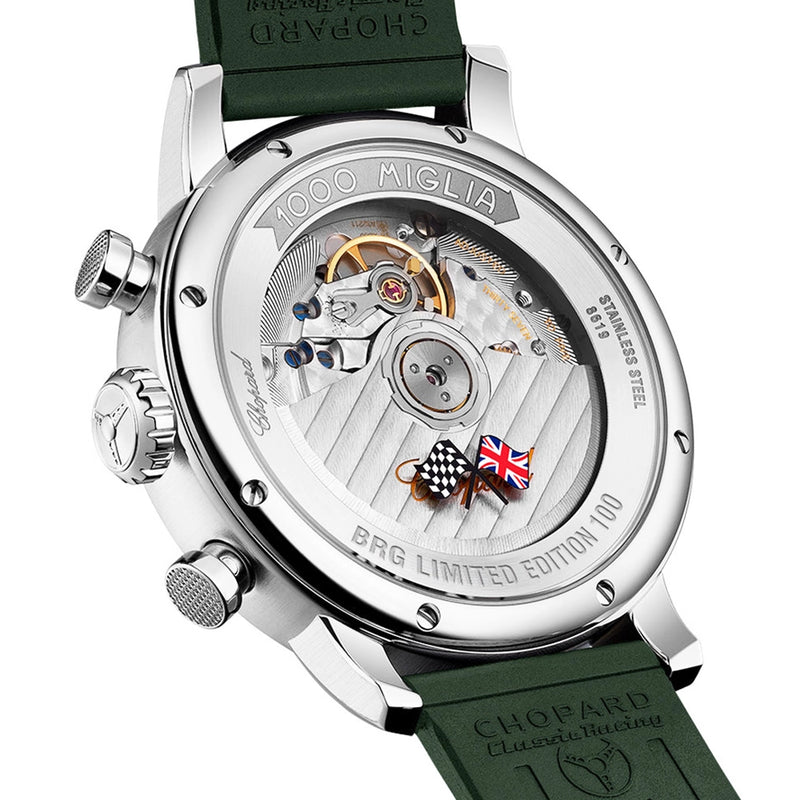 Chopard Mille Miglia Classic Chronograph Green Dial Limited Edition Watch - Berry's Jewellers
