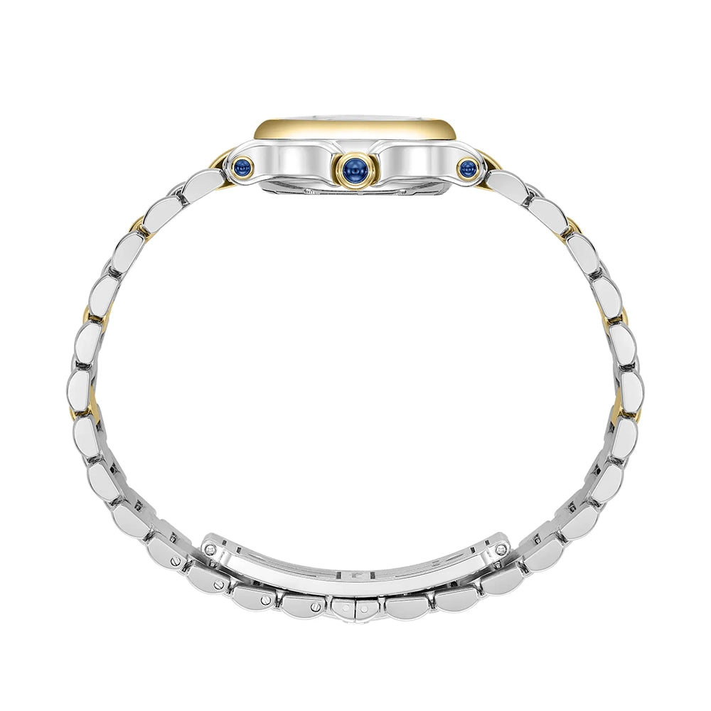 Happy Sport The First 26mm Two-Tone Floating Diamond Bracelet Watch