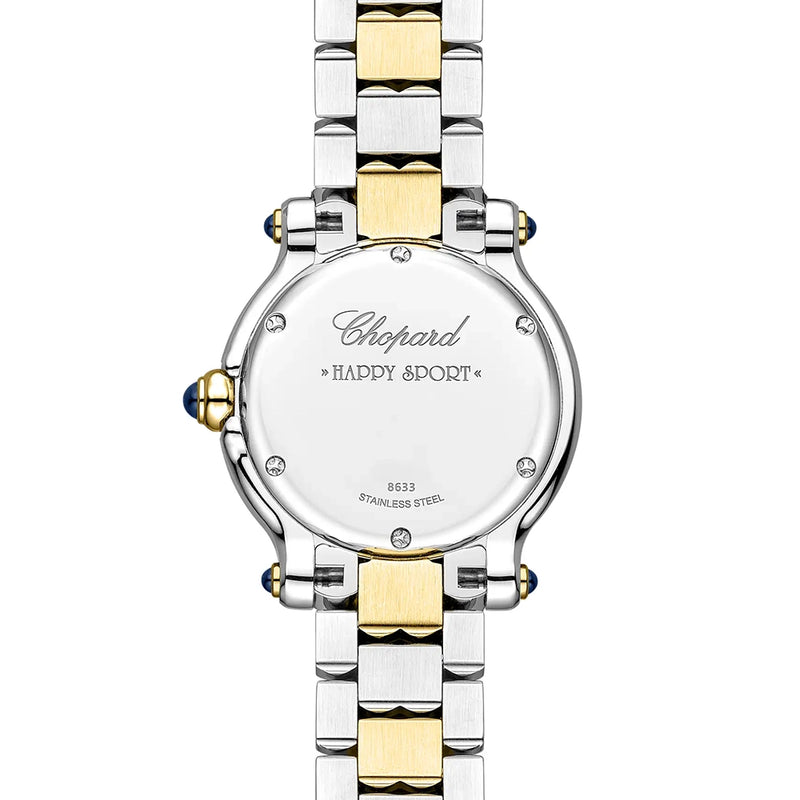 Happy Sport The First 26mm Two-Tone Floating Diamond Bracelet Watch