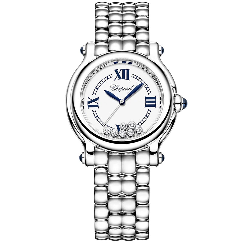 Happy Sport The First 33mm Floating Diamond Dial Ladies Bracelet Watch