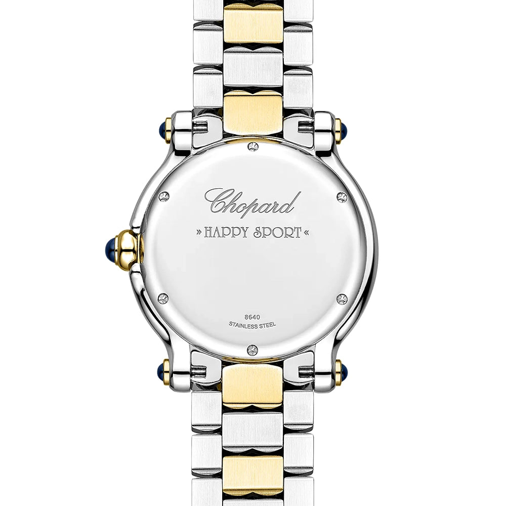 Happy Sport The First 33mm Two-Tone Floating Diamond Bracelet Watch