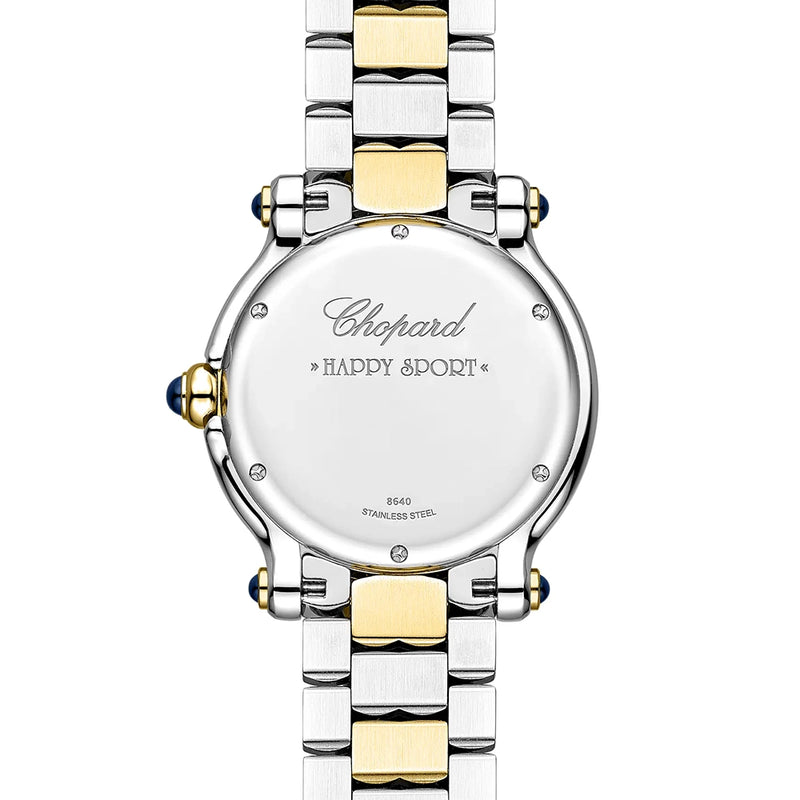 Happy Sport The First 33mm Two-Tone Floating Diamond Bracelet Watch
