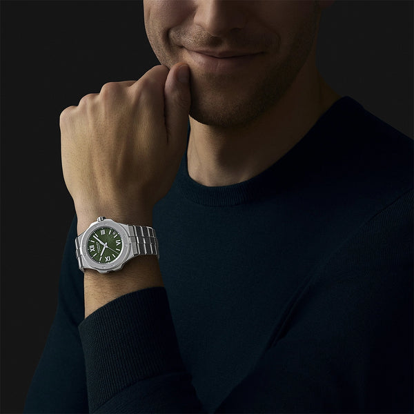 Chopard Alpine Eagle 41mm Pine Green Dial Mens Automatic Bracelet Watch - Berry's Jewellers