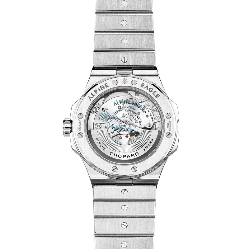 Alpine Eagle 41mm 'Rhone' Ice Blue Dial Mens Automatic Bracelet Watch