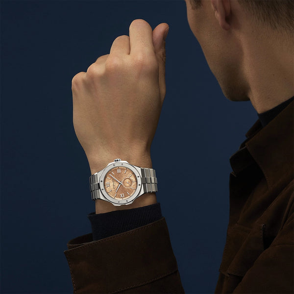 Chopard Alpine Eagle 41mm Monte Rosa Pink Dial Automatic Bracelet Watch - Berry's Jewellers