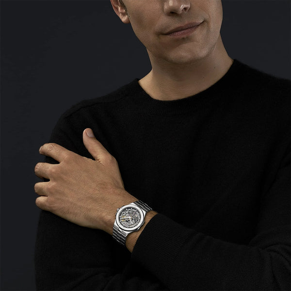 Chopard Alpine Eagle XP TT 41mm Skeleton Dial Automatic Bracelet Watch - Berry's Jewellers