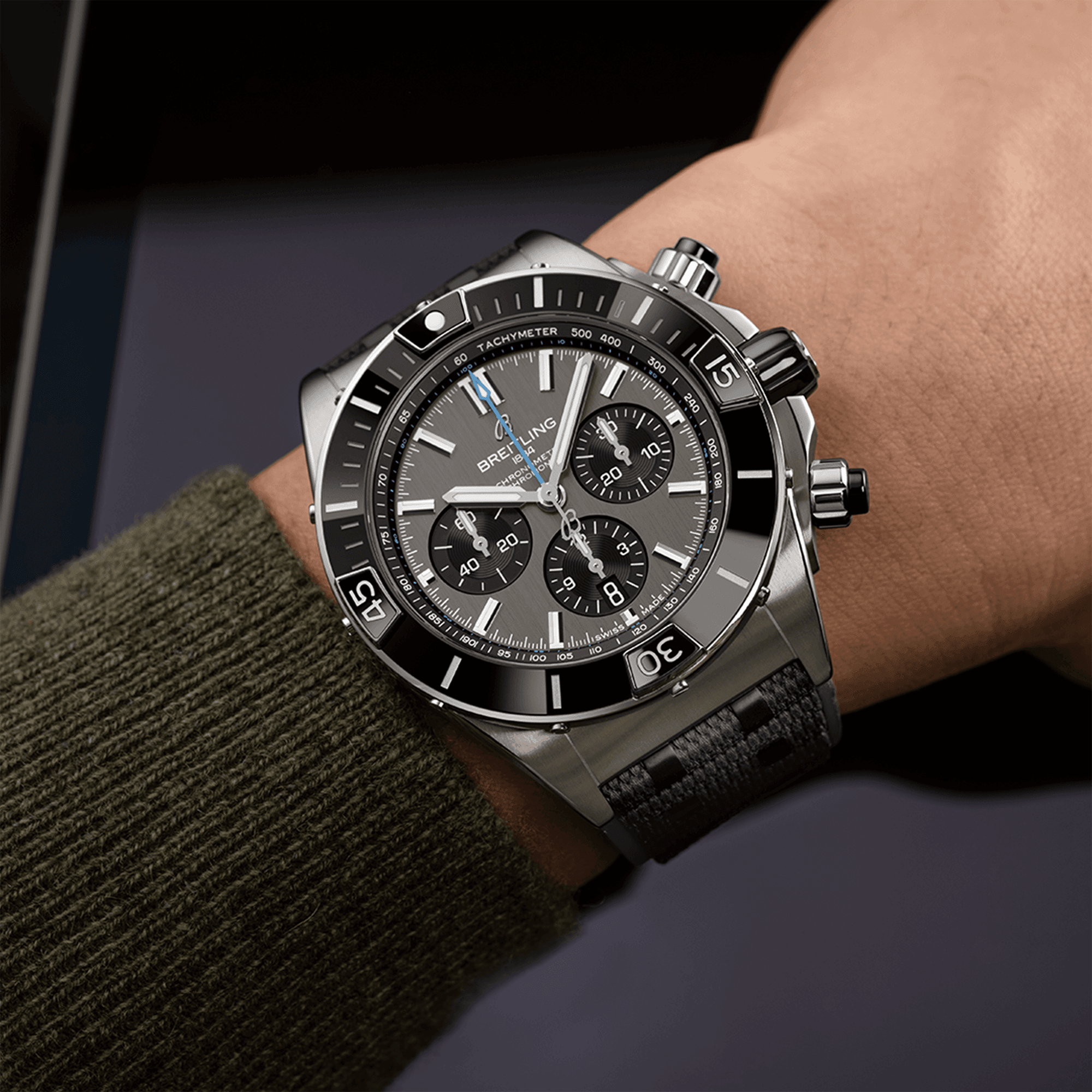 Super Chronomat Titanium 44mm Anthracite/Black Dial Watch