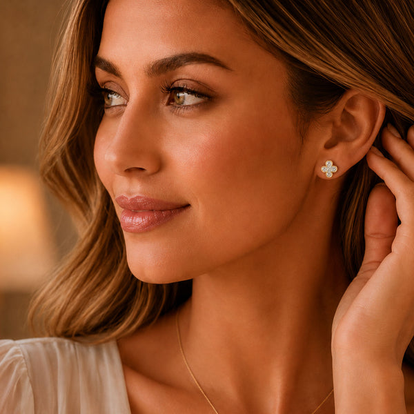 Berry's 18ct Yellow Gold Diamond Stud Earrings - Berry's Jewellers