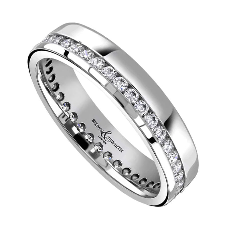 Brown & Newirth Brown & Newirth Platinum Channel Set Full Eternity Ring - Berry's Jewellers