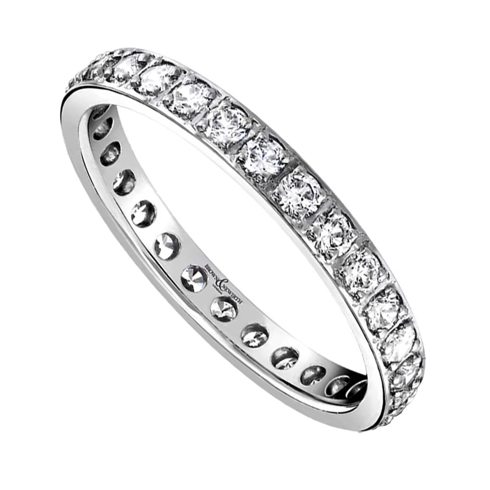 Brown & Newirth 18ct White Gold Full Diamond Eternity Ring