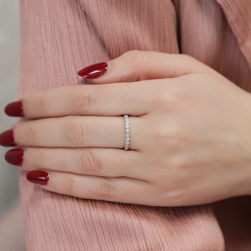 Berry's Diamond Set Full Eternity Ring in 18ct White Gold - Berry's Jewellers