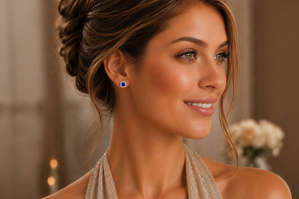 Berry's Coloured Gemstone Earrings