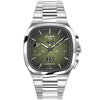 Vintage Seventies Panorama Date 40mm Green Dial Automatic Watch