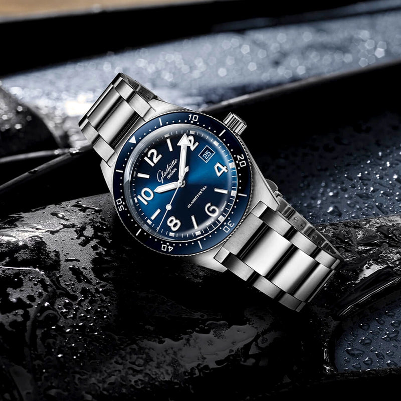 Spezialist SeaQ Date 39.5mm Blue Dial Automatic Bracelet Watch