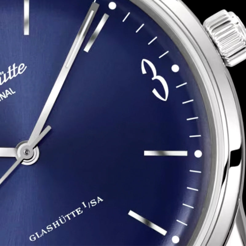 Vintage Sixties 39mm Galvanized Blue Dial Automatic Watch