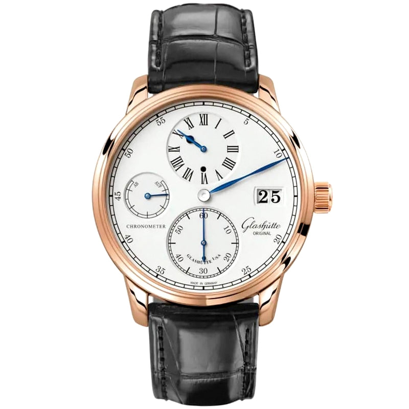 Senator Chronometer Regulator 42mm 18ct Rose Gold Mens Watch