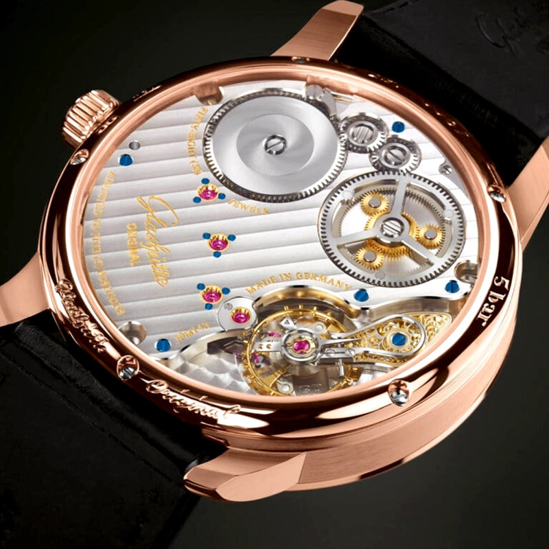 Senator Chronometer Regulator 42mm 18ct Rose Gold Mens Watch