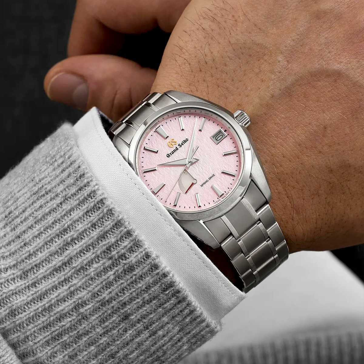 Heritage 'Pink Snowflake' 41mm Limited Edition Spring-Drive Watch