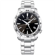 Sport GMT 39mm 'Slate' Black Dial Mens Bracelet Watch