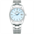 Heritage 'Skyflake' 37mm Light Blue Dial Titanium Bracelet Watch