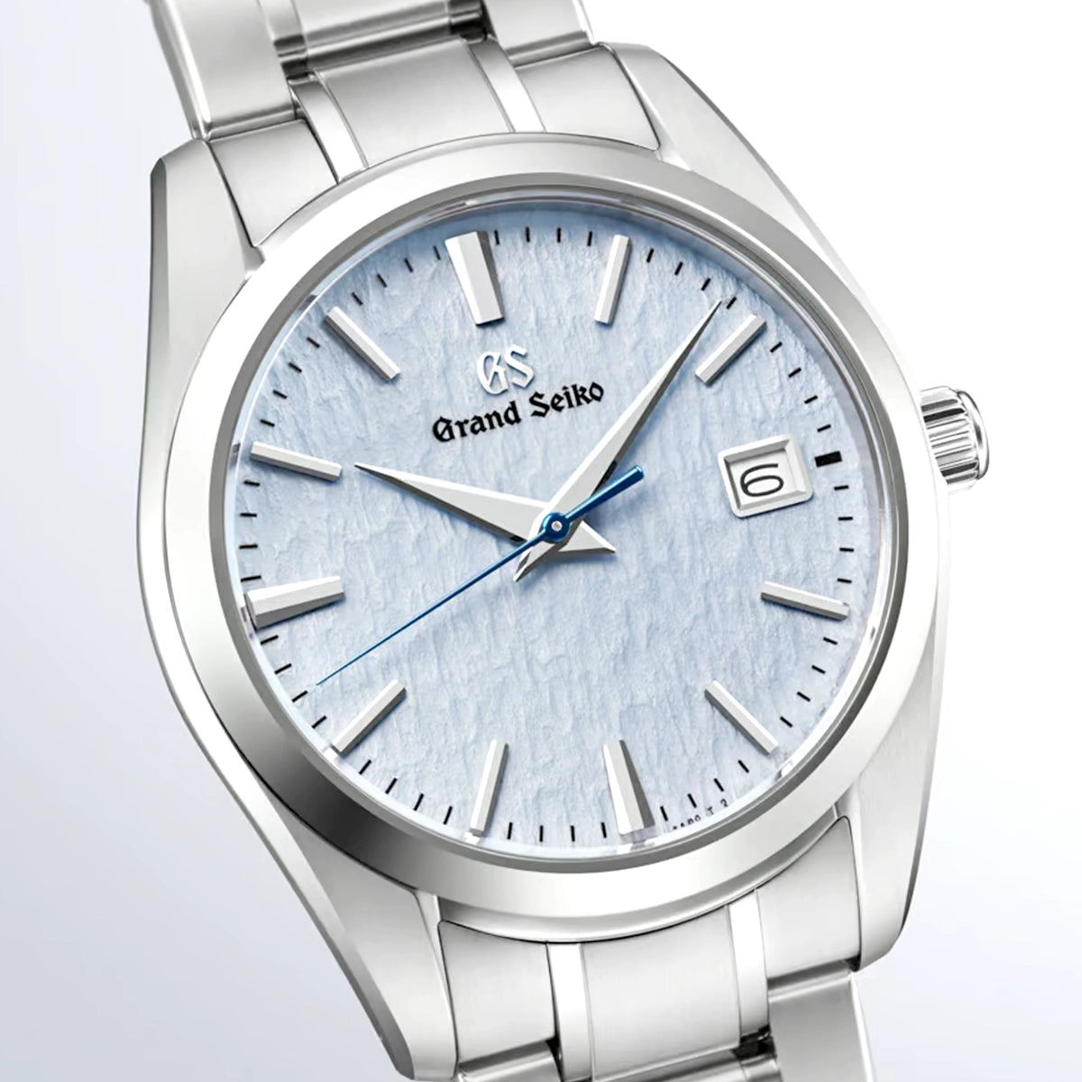 Heritage 'Skyflake' 37mm Light Blue Dial Titanium Bracelet Watch
