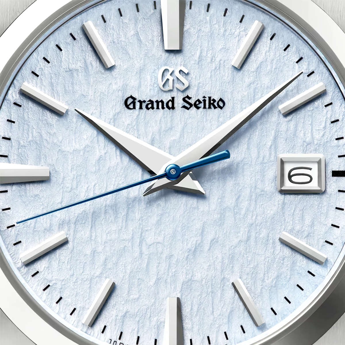 Heritage 'Skyflake' 37mm Light Blue Dial Titanium Bracelet Watch