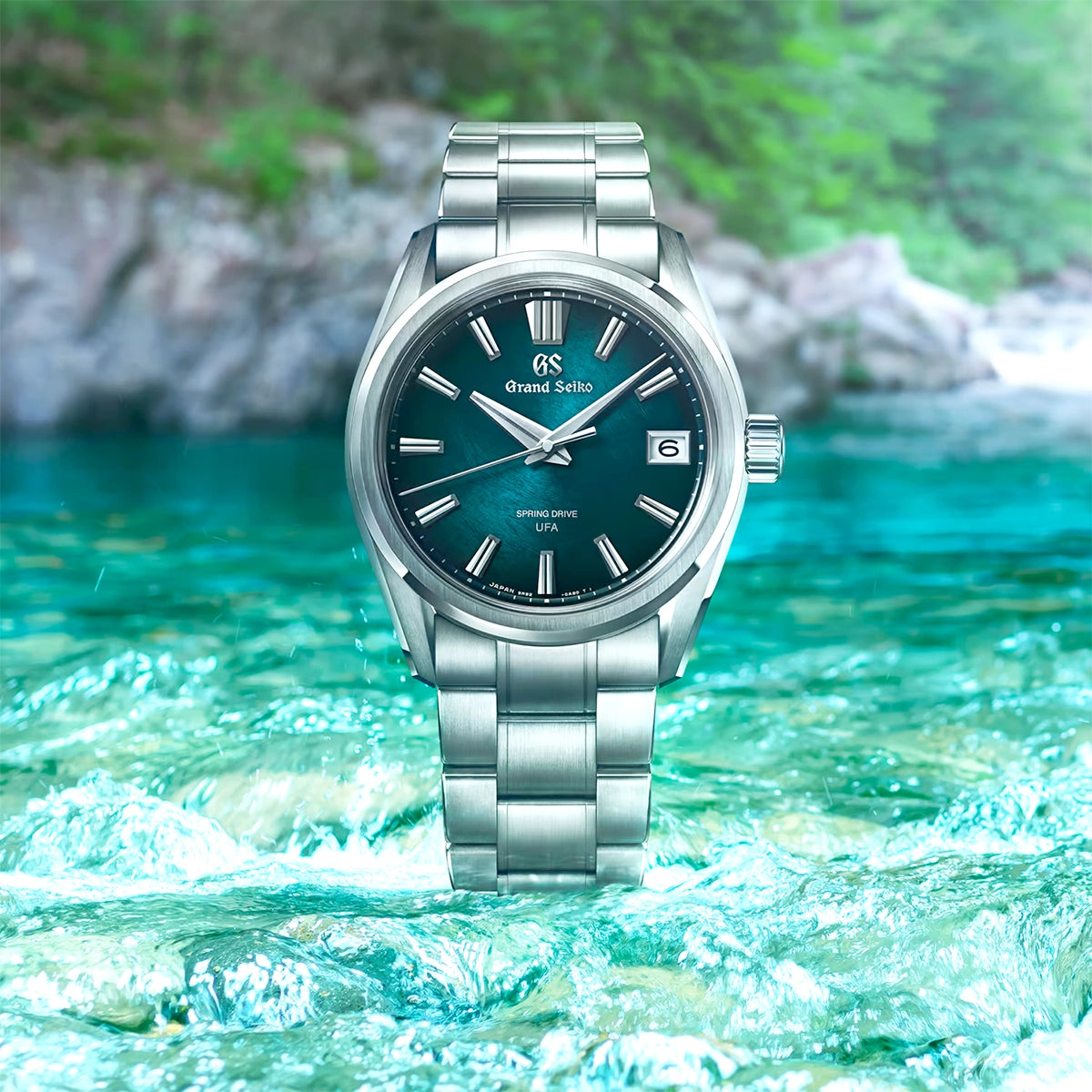 Grand Seiko Evolution 9 'Atera Valley' UFA Spring-Drive Mens Bracelet Watch - Berry's Jewellers