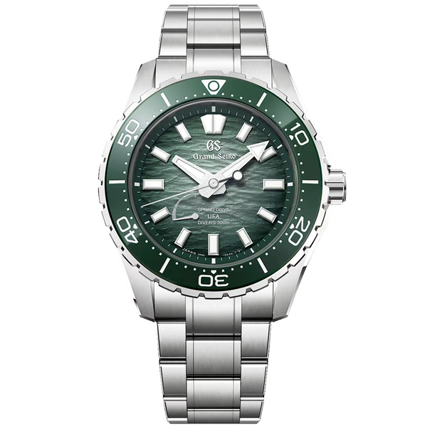 Evolution 9 'Ushio' 300 Green Dial Bracelet Spring Drive UFA Watch