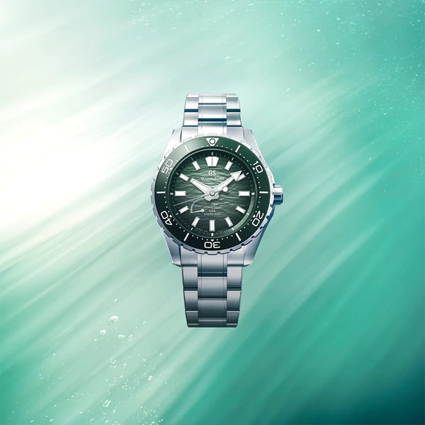 Evolution 9 'Ushio' 300 Green Dial Bracelet Spring Drive UFA Watch