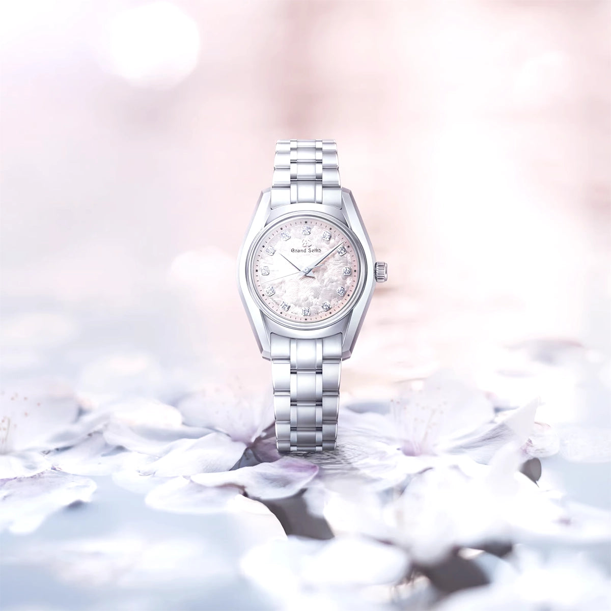 Heritage Cherry Blossom 'Hana-Ikada' Pink Dial Ladies Watch