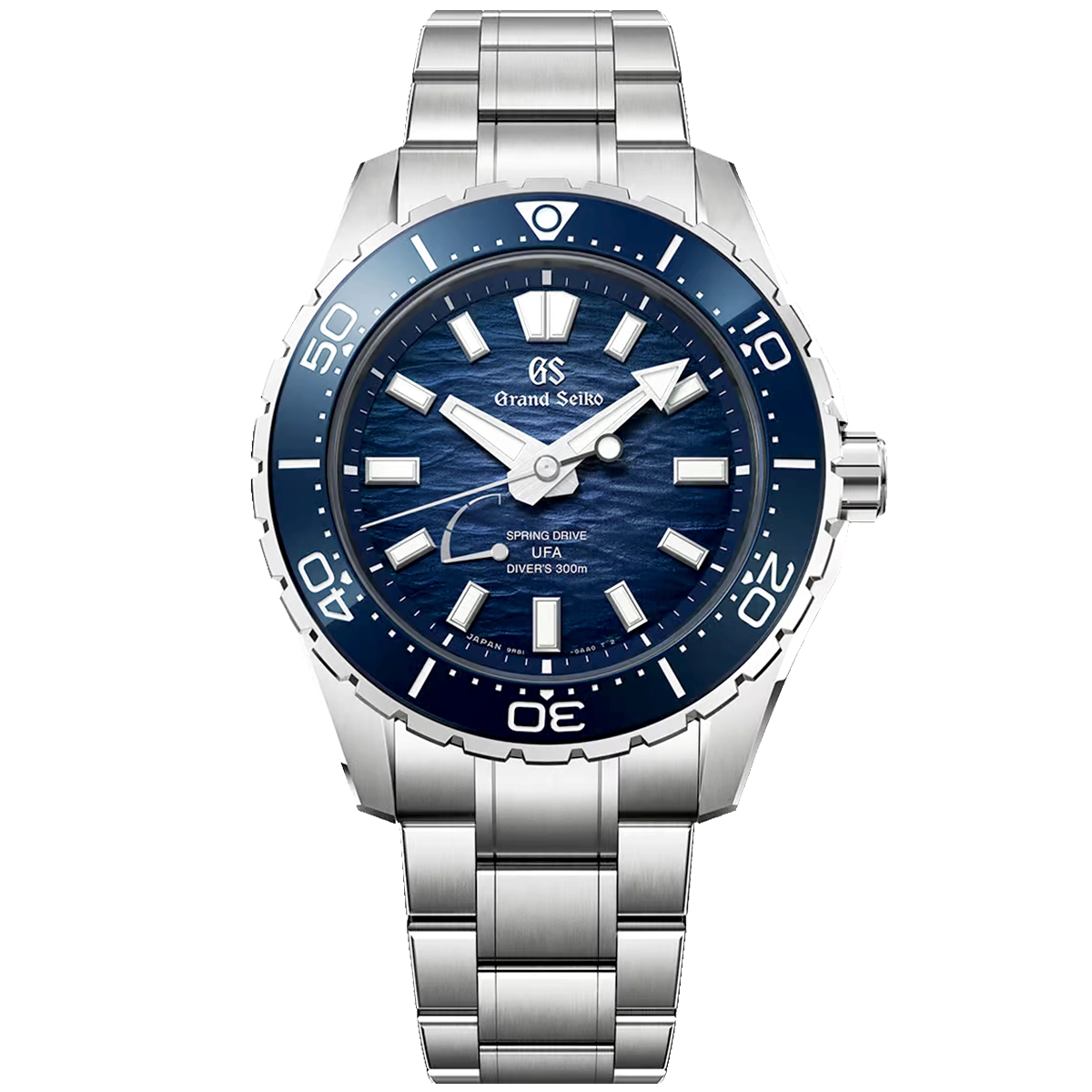 Evolution 9 'Ushio' 300 Blue Dial Bracelet Spring Drive UFA Watch