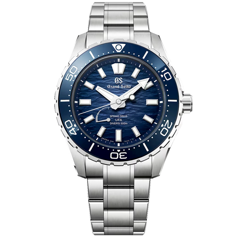 Evolution 9 'Ushio' 300 Blue Dial Bracelet Spring Drive UFA Watch