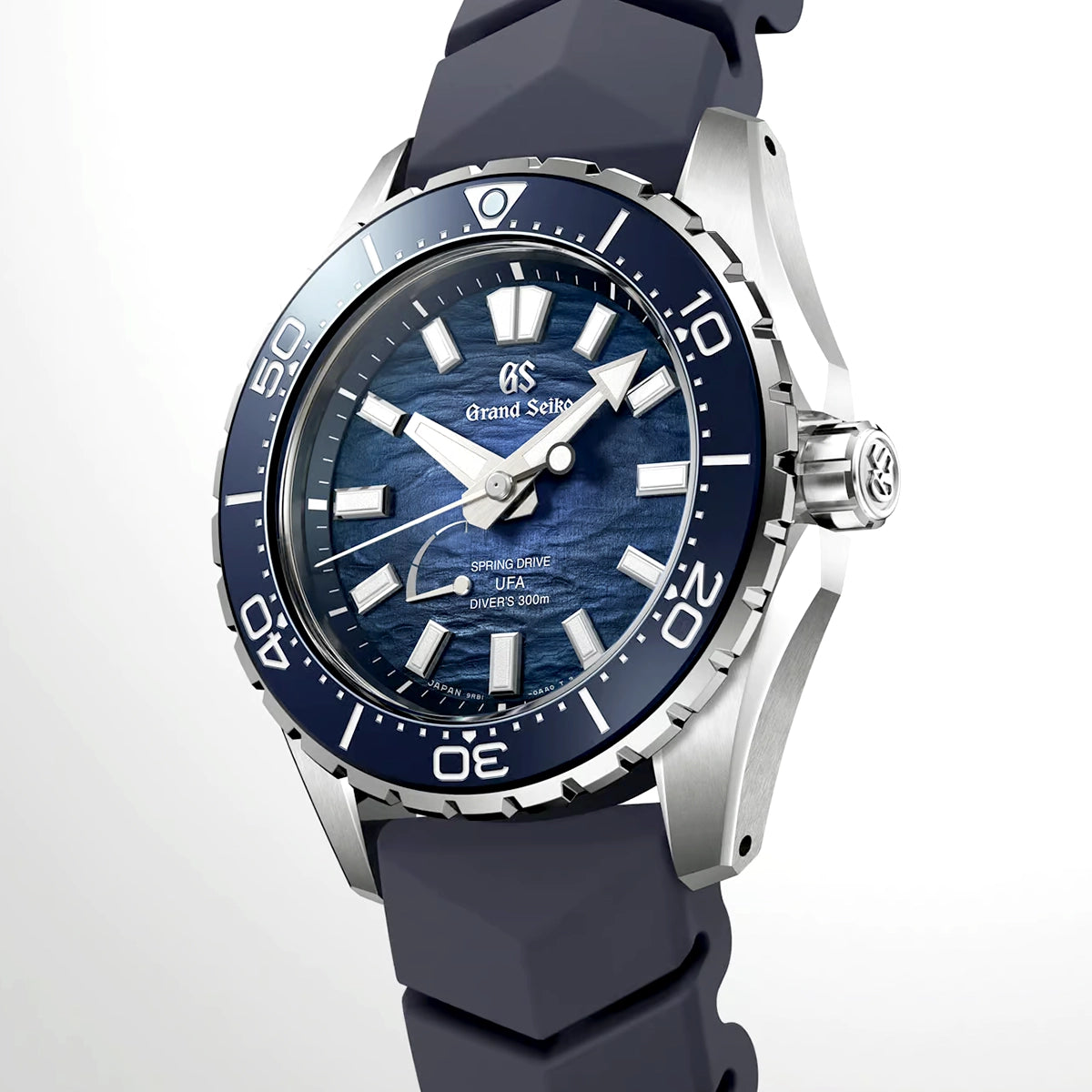 Evolution 9 'Ushio' 300 Blue Dial Bracelet Spring Drive UFA Watch