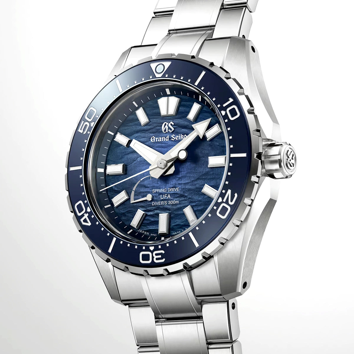 Evolution 9 'Ushio' 300 Blue Dial Bracelet Spring Drive UFA Watch