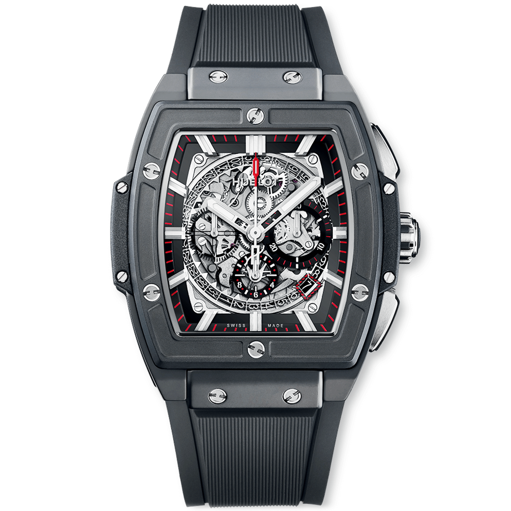 Spirit of Big Bang 45mm Black Magic Skeleton Dial Mens Watch