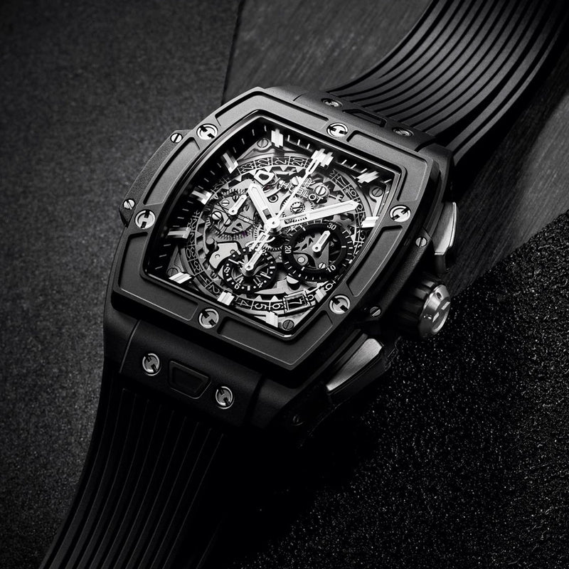 Hublot Spirit of Big Bang 42mm Black Magic Skeleton Dial Mens Watch - Berry's Jewellers