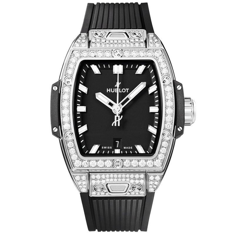 Hublot Spirit of Big Bang 32mm Diamond Pave Set Ladies Strap Watch - Berry's Jewellers