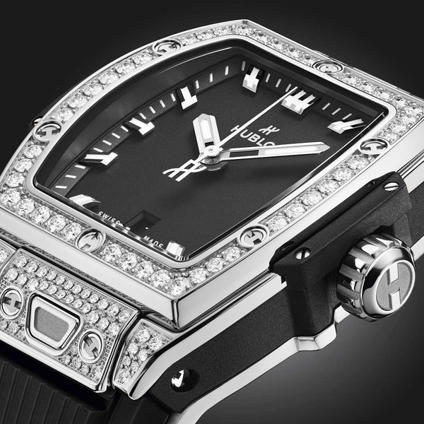 Hublot Spirit of Big Bang 32mm Diamond Pave Set Ladies Strap Watch - Berry's Jewellers