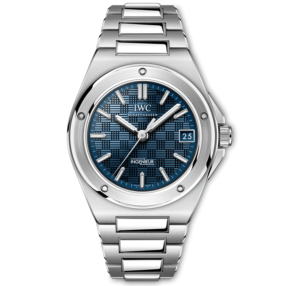 IWC Schaffhausen Ingenieur Automatic 35mm Blue Dial Bracelet Watch - Berry's Jewellers