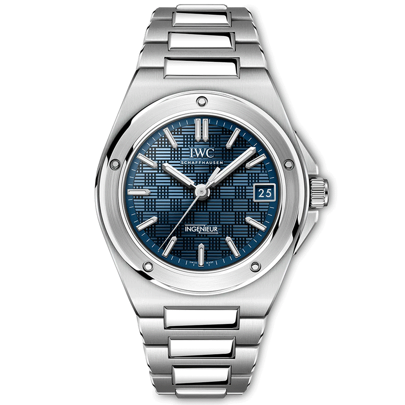 IWC Schaffhausen Ingenieur Automatic 35mm Blue Dial Bracelet Watch - Berry's Jewellers