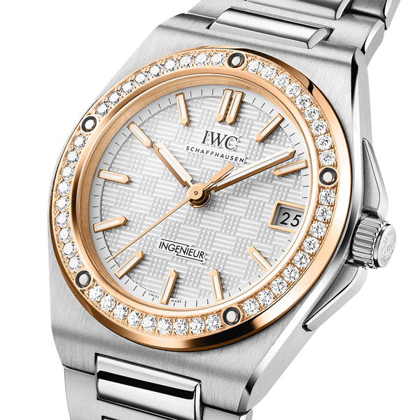 IWC Schaffhausen Ingenieur Automatic 35mm Diamond Bezel Two-Tone Watch - Berry's Jewellers