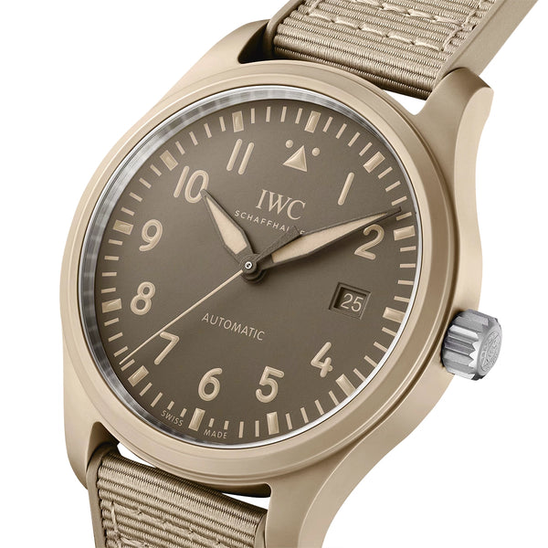 IWC Schaffhausen Pilot's TOP GUN 41mm Mojave Desert Edition Mens Watch - Berry's Jewellers