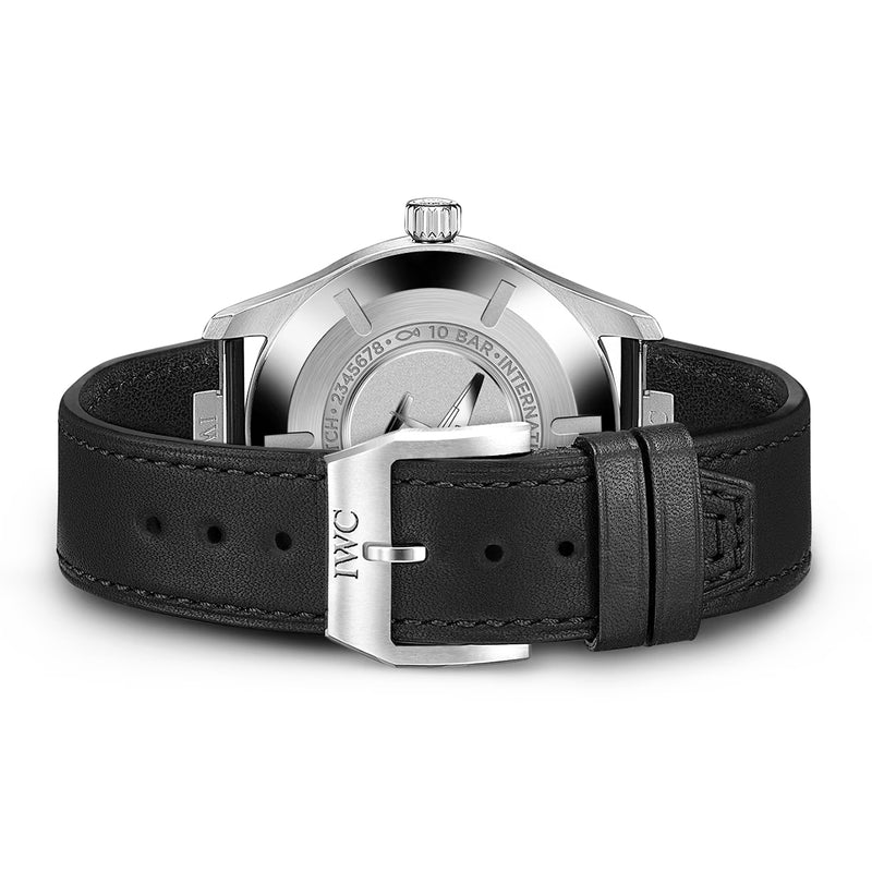 Pilot's Mark XX 40mm Silver Dial Automatic Leather Strap Watch