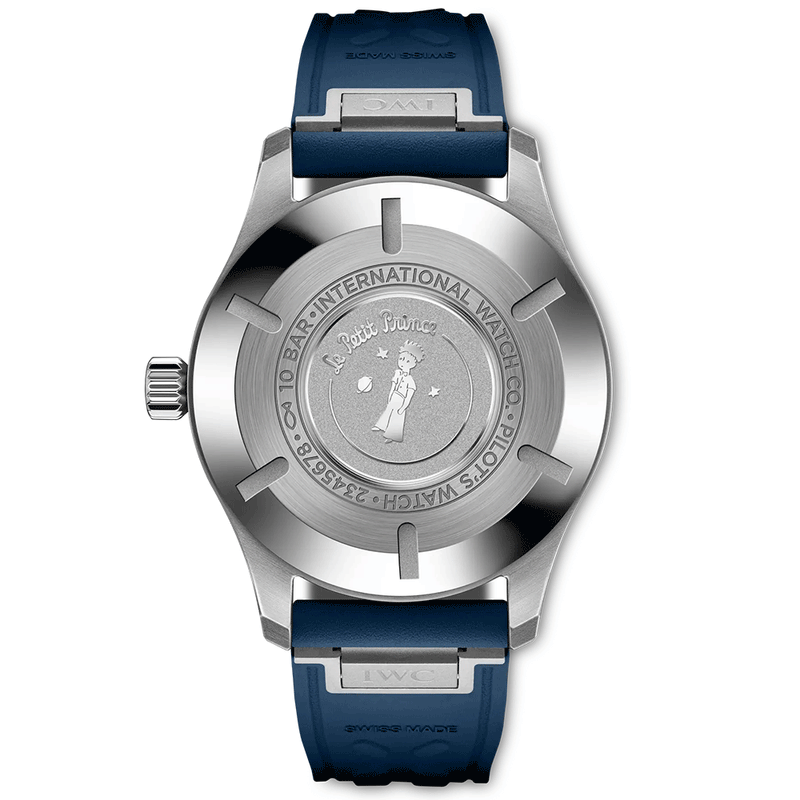 IWC Schaffhausen Pilot's Mark XX 40mm Le Petit Prince Automatic Rubber Strap Watch - Berry's Jewellers