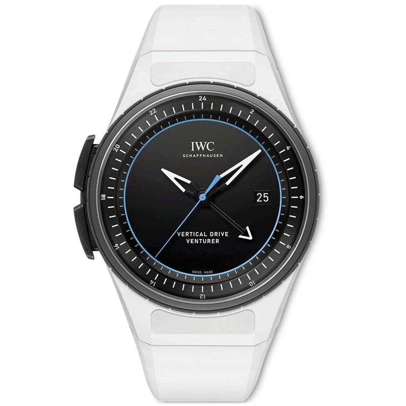 IWC Schaffhausen Pilot's Venturer Vertical Drive 44.4mm Ceramic Rubber Strap Watch - Berry's Jewellers